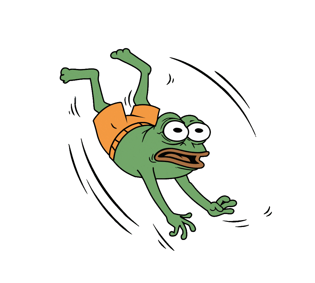 Falling Frog Gif